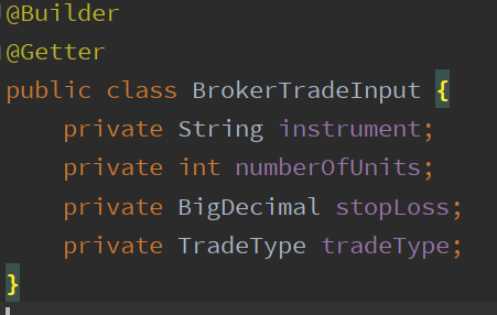 Parameters class